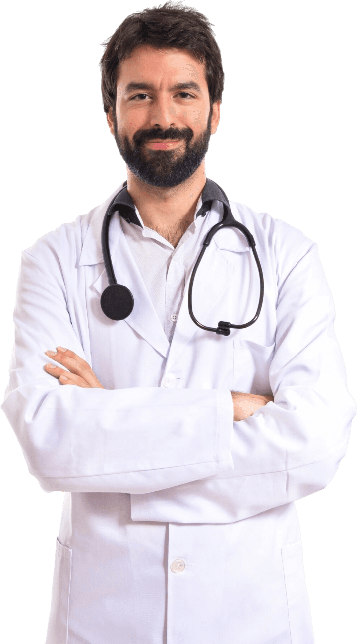 doctor with crossed arms